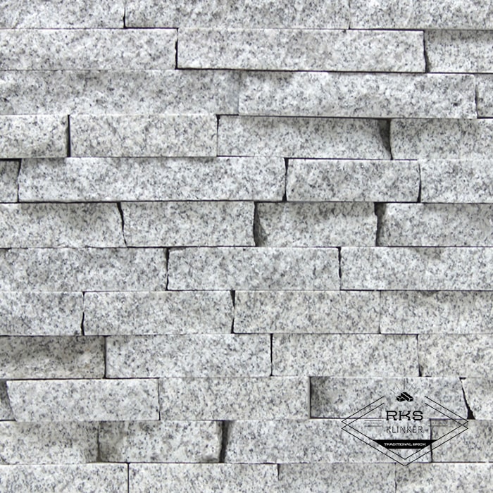 Фасадный камень Горбушка (лапша) — Гранит Белла Уайт в Москве